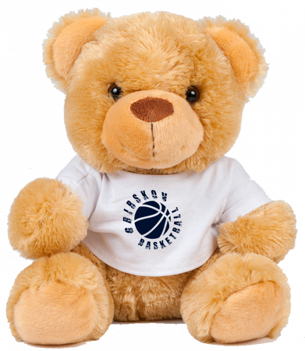 Sportyfied - Mascot Teddy In Tshirt - Lysebrun