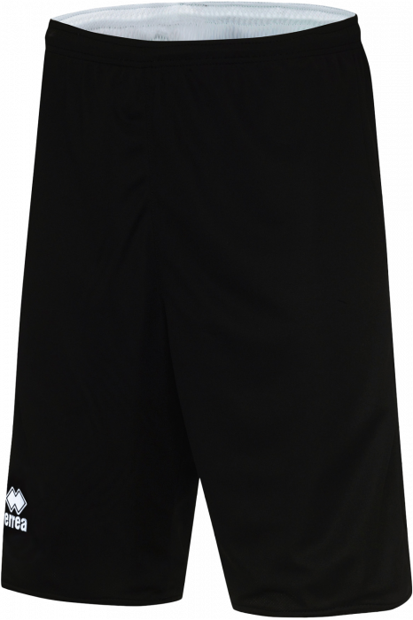 Errea - Chicago Double Basketball Shorts - Nero & bianco