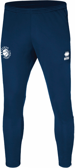 Errea - Gribskov Pants - Navy Blue & blanco