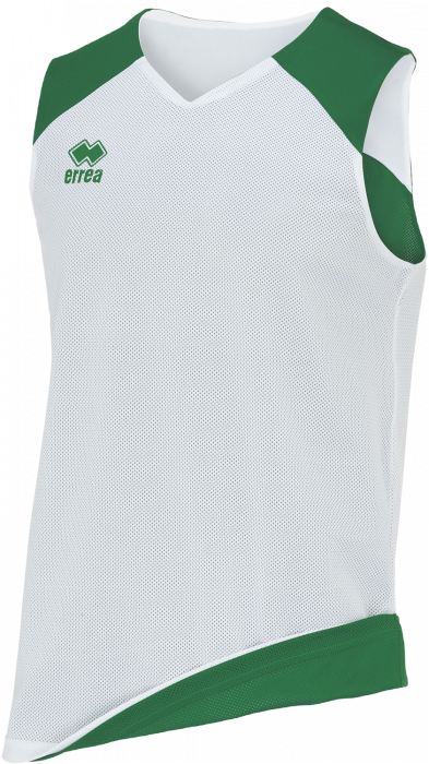 Errea - Portland Reversible Basketball Tee - White & green